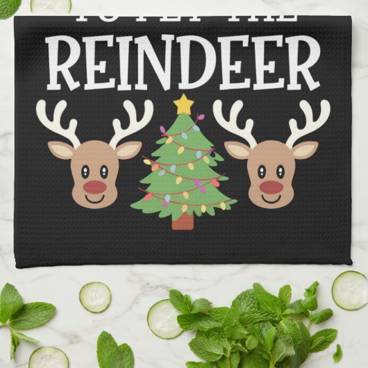 Hoogstwaarschijnlijk om de familie van de rendierp theedoek (Gevouwen)