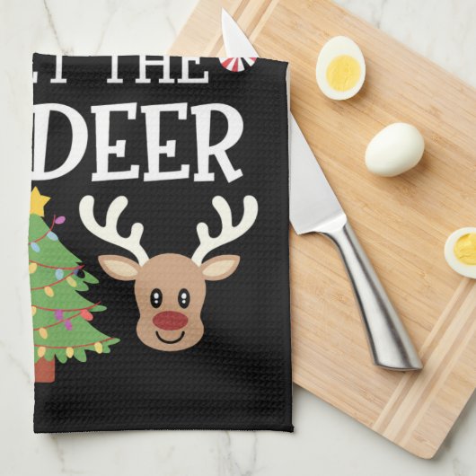 Hoogstwaarschijnlijk om de familie van de rendierp theedoek (Quarter Fold)