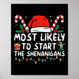 Hoogstwaarschijnlijk om de Kerst Shenanigans Famil Poster