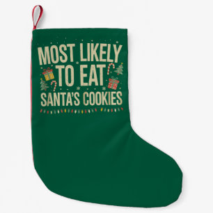 Hoogstwaarschijnlijk om de kerstkoekjes van de ker kleine kerstsok