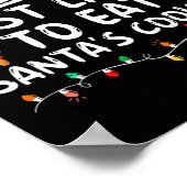 Hoogstwaarschijnlijk om de kerstmannenkoekjes te e poster (Hoek)