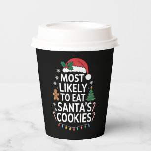 Hoogstwaarschijnlijk om de koekjes van de kerstman papieren bekers