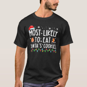 Hoogstwaarschijnlijk om de koekjes van de kerstman t-shirt