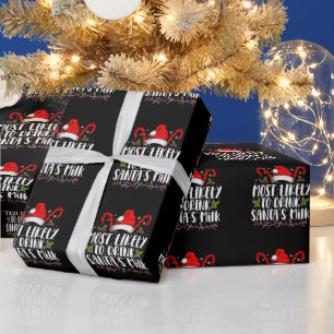 Hoogstwaarschijnlijk om de melk van de Kerstman te Cadeaupapier