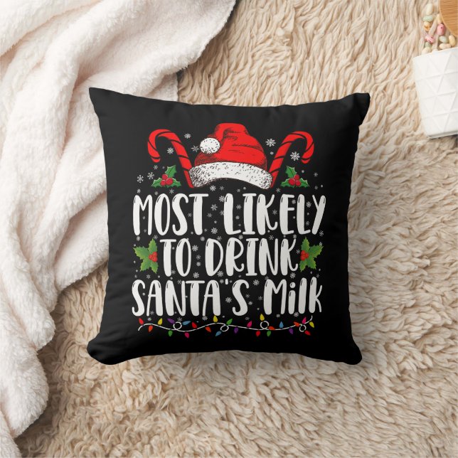 Hoogstwaarschijnlijk om de melk van de kerstman te kussen (Deken)