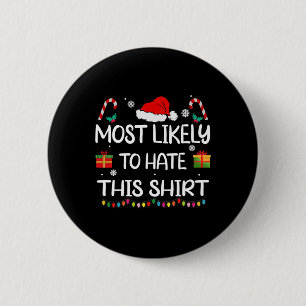 Hoogstwaarschijnlijk om deze familie kerst matchin ronde button 5,7 cm