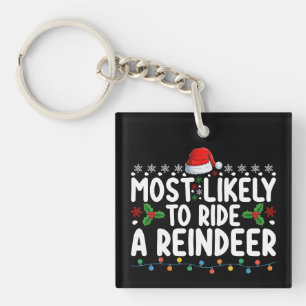 Hoogstwaarschijnlijk om een rendier-sinterklaas ke sleutelhanger