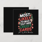Hoogstwaarschijnlijk om haar credit Kaarten te max (Voorkant / Achterkant)