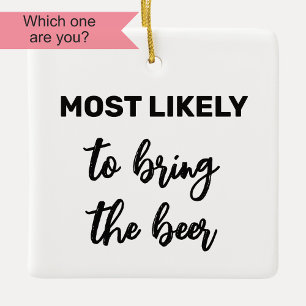 Hoogstwaarschijnlijk om het bier te brengen keramisch ornament