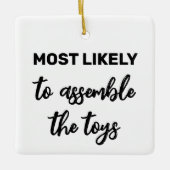 Hoogstwaarschijnlijk om het speelgoed te monteren keramisch ornament (Voorkant)