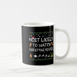 Hoogstwaarschijnlijk om kerstfilms te kijken Famil Koffiemok