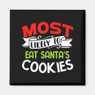 Hoogstwaarschijnlijk om Kerstmannen Koekjes Te Ete Magneet