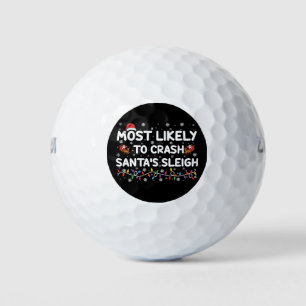 Hoogstwaarschijnlijk om Kerstmans slee te laten cr Golfballen