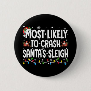 Hoogstwaarschijnlijk om Kerstmans slee te laten cr Ronde Button 5,7 Cm