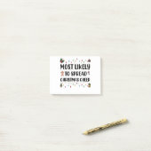 Hoogstwaarschijnlijk om Kerstsfeer Familie Kerstmi Post-it® Notes (Op bureau)
