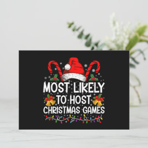 Hoogstwaarschijnlijk om Kerstspellen Familie te or Kaart