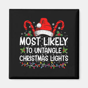 Hoogstwaarschijnlijk om kerstverlichting te ontwar magneet