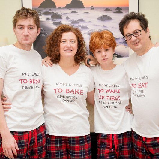 Hoogstwaarschijnlijk om koekjes te bakken kerstfee t-shirt