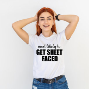 Hoogstwaarschijnlijk om Lakens Voor Het Gezicht te T-shirt