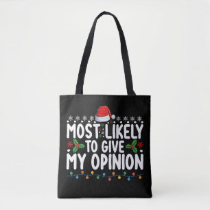 Hoogstwaarschijnlijk om mijn mening te geven met K Tote Bag