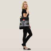 Hoogstwaarschijnlijk om Santa's rendieren kerst te Tote Bag (Op model)