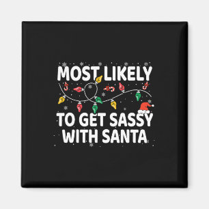 Hoogstwaarschijnlijk om sexy te worden met Santa X Magneet