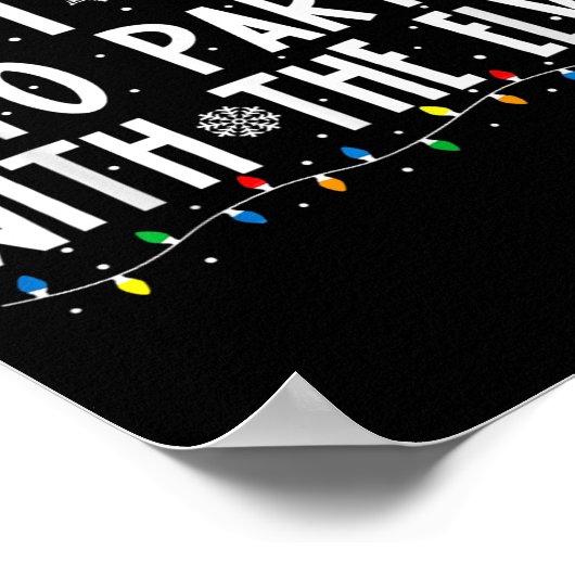 Hoogstwaarschijnlijk om te feesten met de elfen gr poster (Hoek)