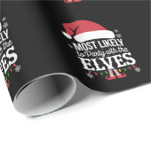 Hoogstwaarschijnlijk om te feesten met de Elfen Ke Cadeaupapier (Rol Hoek)