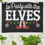 Hoogstwaarschijnlijk om te feesten met de Elfen Ke Theedoek (Gevouwen)