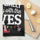 Hoogstwaarschijnlijk om te feesten met de Elfen Ke Theedoek (Quarter Fold)