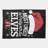 Hoogstwaarschijnlijk om te feesten met de Elfen Ke Theedoek (Horizontaal)