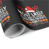 Hoogstwaarschijnlijk om te smeken om kerstcadeaus cadeaupapier (Rol Hoek)