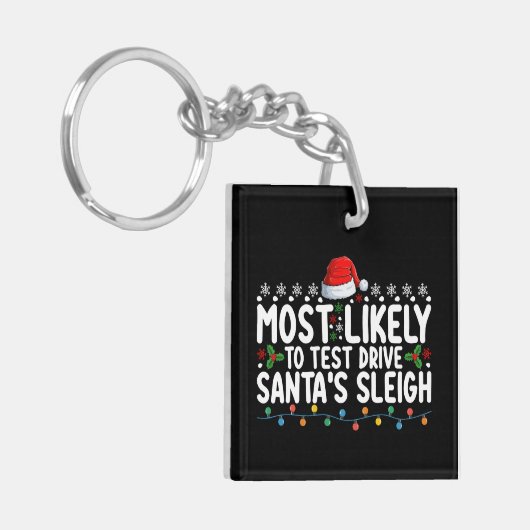 Hoogstwaarschijnlijk om te testen Drive Santa's Sl Sleutelhanger (Voorkant Links)