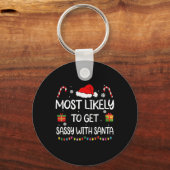 Hoogstwaarschijnlijk om te verblijven met Santa Fu Sleutelhanger (Voorkant)