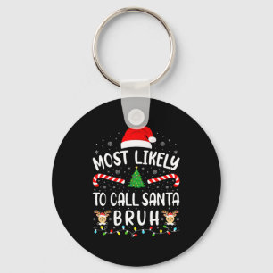 Hoogstwaarschijnlijk Oma/Opa Bruh Kerst Familie Ov Sleutelhanger