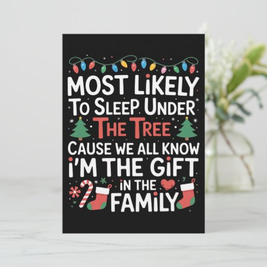 Hoogstwaarschijnlijk onder de boom slapen waar ik  kaart (Staand voorkant)