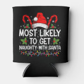 Hoogstwaarschijnlijk ondeugend worden met Kerstmis Blikjeskoeler (Voorkant)