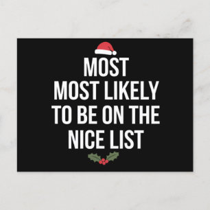 Hoogstwaarschijnlijk op de kerstlijst van brave ki briefkaart