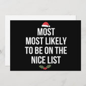 Hoogstwaarschijnlijk op de lijst van brave kindere feestdagenkaart (Voorkant / Achterkant)