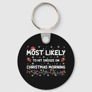Hoogstwaarschijnlijk op eerste kerstdag de snoozek sleutelhanger