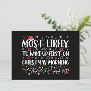 Hoogstwaarschijnlijk op eerste kerstdag 's ochtend kaart