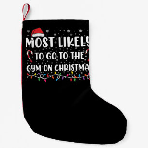 Hoogstwaarschijnlijk op kerstdag naar de sportscho kleine kerstsok