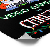 Hoogstwaarschijnlijk op kerstdag videogames spelen poster (Hoek)