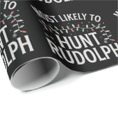 Hoogstwaarschijnlijk op Rudolph Christmas Matching Cadeaupapier (Rol Hoek)