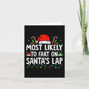 Hoogstwaarschijnlijk op Santa's Schoot Vallen Fami Kaart