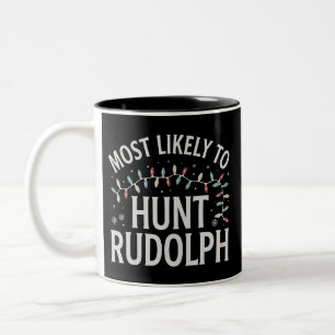 Hoogstwaarschijnlijk op zoek naar Rudolph Kerst Ma Tweekleurige Koffiemok