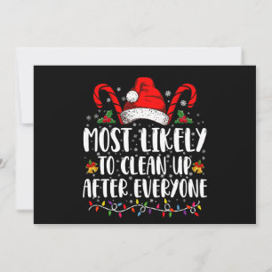Hoogstwaarschijnlijk Opruimen Na Iedereen Kerstmis Kaart