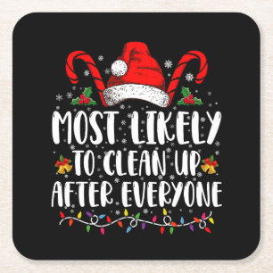 Hoogstwaarschijnlijk Opruimen Na Iedereen Kerstmis Kartonnen Onderzetters