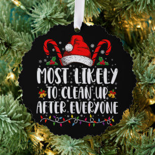 Hoogstwaarschijnlijk Opruimen Na Iedereen Kerstmis Ornament Kaart