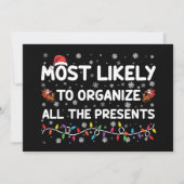 Hoogstwaarschijnlijk organiseert het de Kerstcadea Kaart (Voorkant)